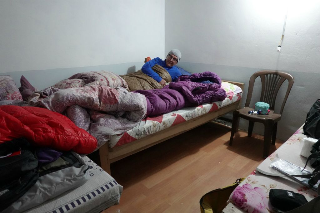 Couchage spartiate, mais duvets performants